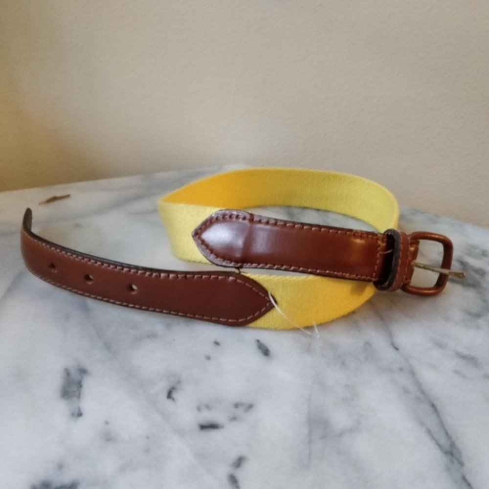 American Apparel Retro Brown and Yellow Belt XS/S